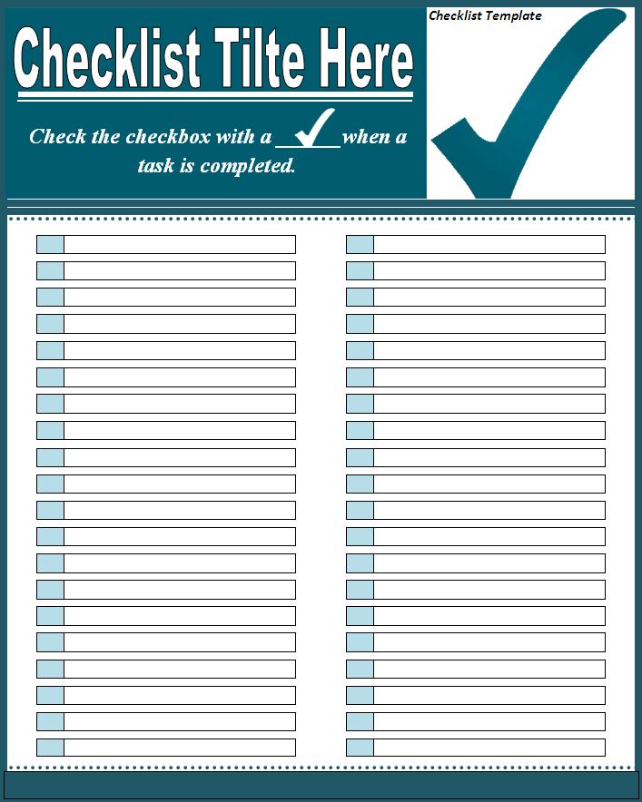 item-checklist-template