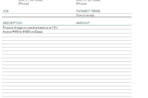 invoice templates archives sample templates